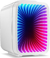 4L Mini Fridge Gaming Room LED